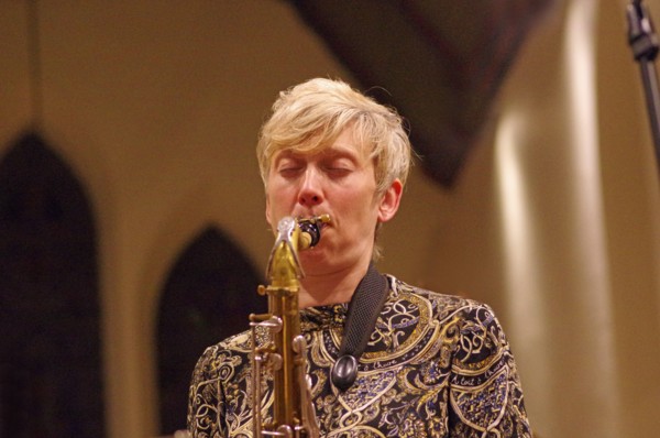 Josephine Davies Mark Bassey Sextet, St Andrews Church, Hove, East Sussex, 14 Oct 2022. Creator: Brian O'Connor.