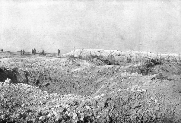 At Le Mort Homme; The recaptured ridge of Mort-Homme, 1917. Creator: Unknown.