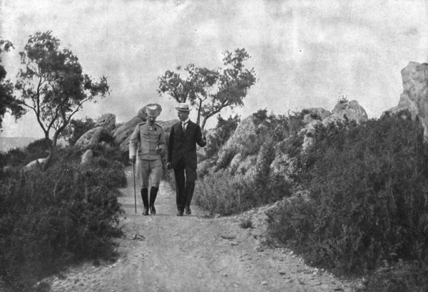 The Corfu Pact; In Corfu: Prince Alexander of Serbia and Doctor Trumbic..,1917. Creator: Unknown.