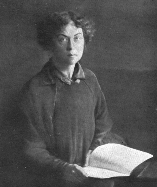 In Soviet Russia; Mme Kolontai, Minister of Public Assistance in the Maximalist Cabinet..., 1917. Creator: Unknown.