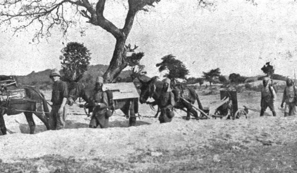 Conquest of German East Africa; Campaign of 1917: a Saint-Chamond battery unit..., 1917. Creator: Unknown.