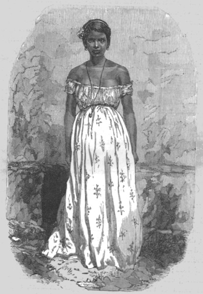 ''Half-caste girl of Manaos; Indian-Rubber Groves of the Amazons', 1875. Creator: Unknown.