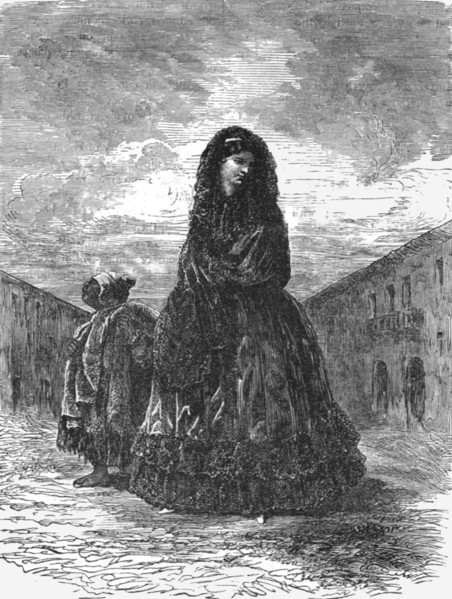 ''A Peruvian Belle; A Ramble in Peru', 1875. Creator: Unknown.
