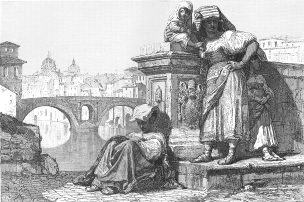 'Women of the Campagna at Rome; Rome and United Italy',1875. Creator: Unknown.