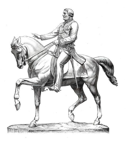 Statue of Lord Mayo at Calcutta, unveiled by the Prince of Wales on New Year's Day, 1876. Creator: Unknown.