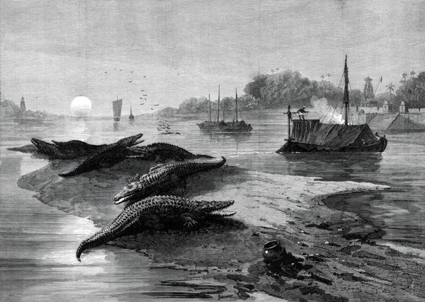 The Royal Visit to India: the Ganges, from a sketch by one of our special artists, 1876. Creator: Unknown.