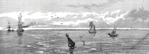 Saugor Lighthouse, off the mouth of the Hooghly, 1876. Creator: Unknown.