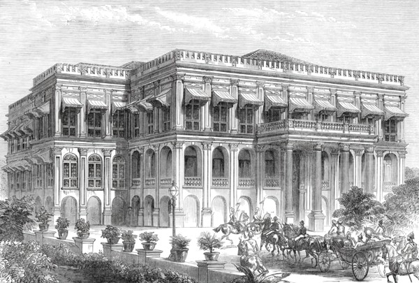 Visit of the Prince of Wales to Sans Souci, Bombay...1876. Creator: Unknown.