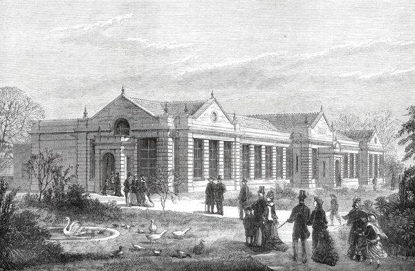 The New Lion-House, Zoological Society's Gardens, 1876. Creator: Unknown.