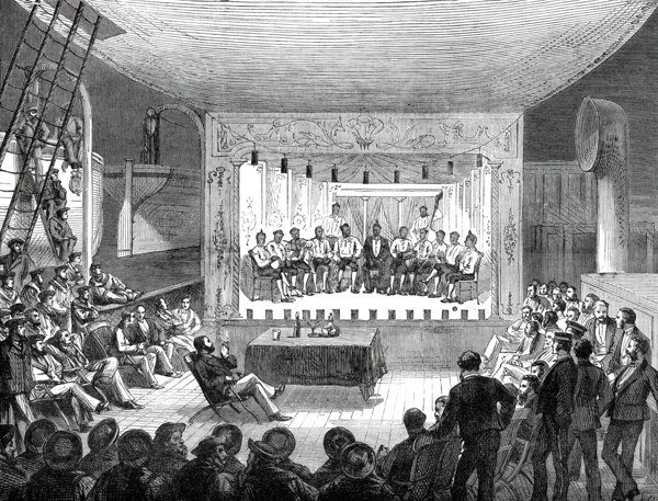 The Prince's Voyage Home from India: life on board the Serapis: an Evening Entertainment...1876. Creator: Unknown.