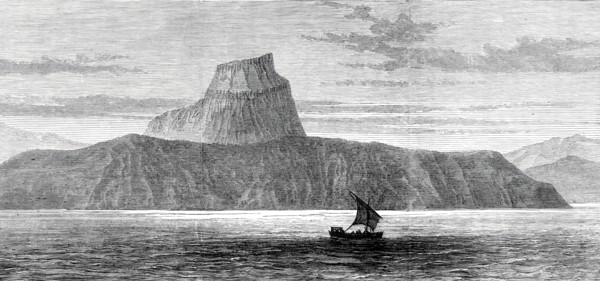 Sketches by Lieutenant Cameron in Central Africa: Malumbi Hill, Lake Tanganyika, 1876. Creator: Unknown.
