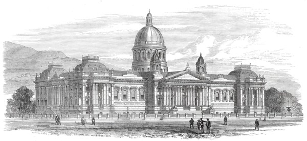 New Houses of Parliament, Cape Town, South Africa, 1876. Creator: Unknown.