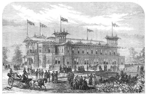 The American Centennial Festival Exhibition at Philadelphia, the Judges' Hall, 1876. Creator: Unknown.