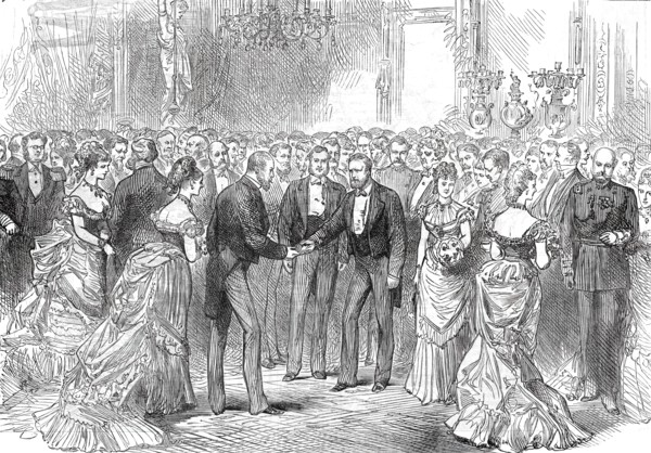 Opening of the American Centennial Exhibition: President Grant...1876. Creator: Unknown.