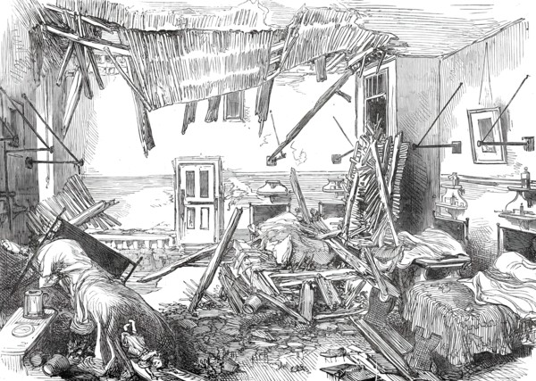 The Accident at St. George's Hospital: the Holland Ward after the Accident, 1876. Creator: Unknown.
