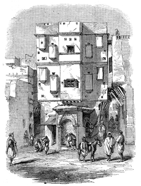 Fountain in Small Square, Algiers, 1858. Creator: Unknown.