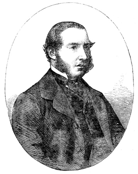 Mr. Philip Wykeham Martin, M.P. for Rochester, from a photograph by Mayall, 1858. Creator: Unknown.