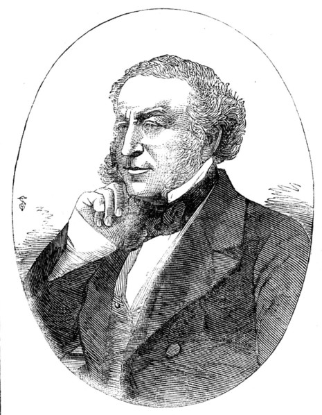 Mr. Richard Davey, M.P. for Cornwall (West), from a photograph by Mayall, 1858. Creator: Unknown.