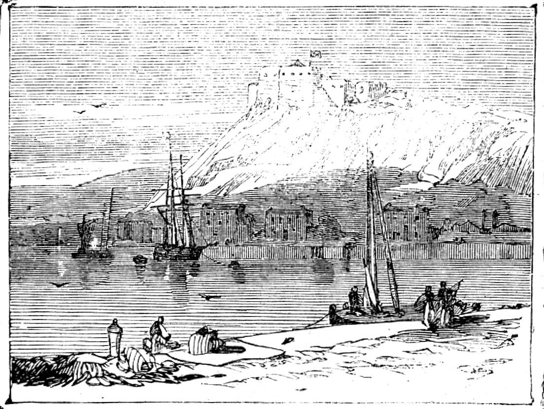 Fort Roule, Cherbourg, 1858. Creator: Unknown.