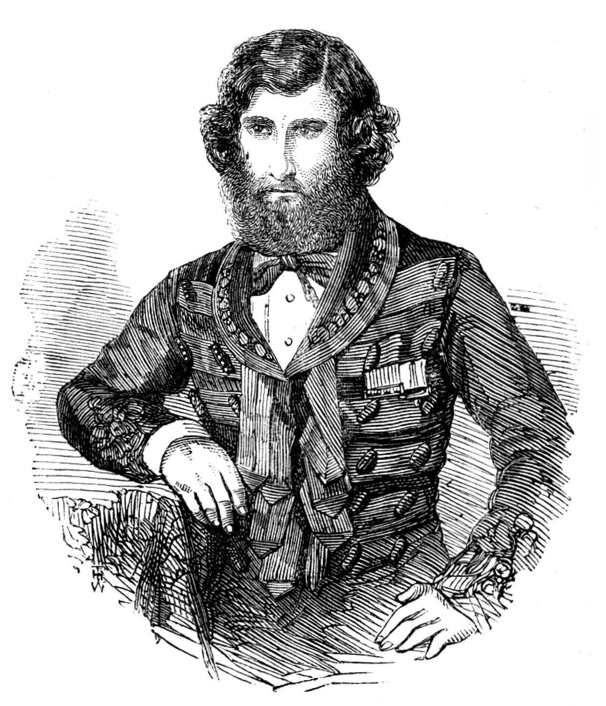 General Jacobs, of the Scinde Horse, 1858. Creator: Unknown.