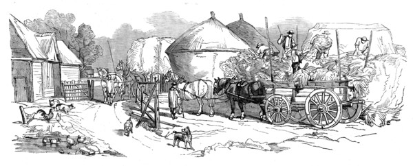 Harvest Operations - Stacking, 1858. Creator: Unknown.