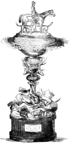 Testimonial presented to Mr. Davis of Her Majesty's Staghounds, 1858. Creator: Unknown.