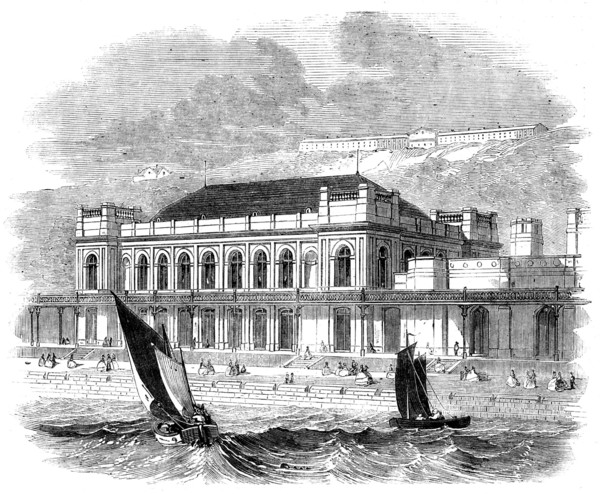 Music Saloon recently erected at Scarborough, 1858. Creator: Unknown.