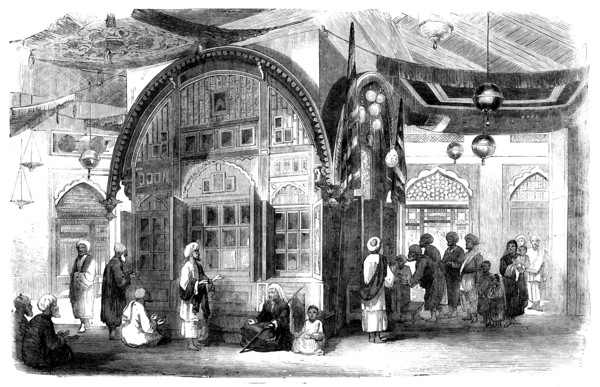 Tomb of a Mussulman - drawn by W. Carpenter, Jun., 1858. Creator: Unknown.