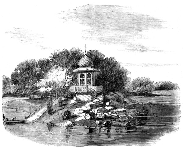 Kiosk in the Bois de Boulogne, 1858. Creator: Unknown.