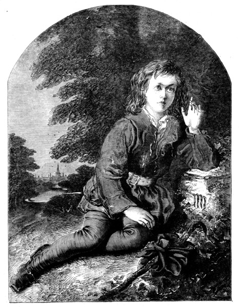 Whittington Resting on Highgate-Hill - from a painting by F. Newnham, 1858. Creator: Unknown.