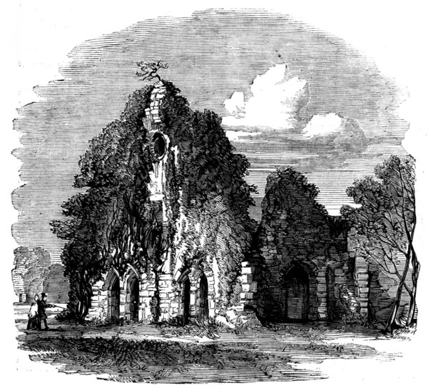Waverley Abbey, Surrey - from a photograph by Mr. Liddiard, of Farnham, 1858. Creator: Unknown.