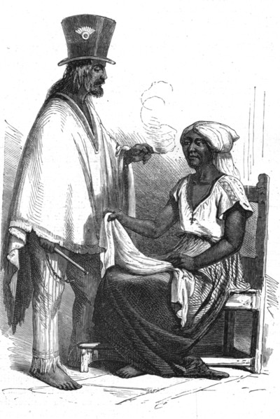 ''Market people--on the Parana; A visit to Paraguay during the war', 1875. Creator: Unknown.