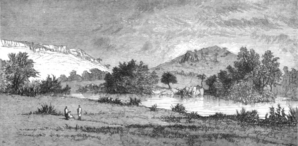'River Berhan, Abyssinian Plateau; A journey through Soudan and Western Abyssinia..., 1875. Creator: Unknown.