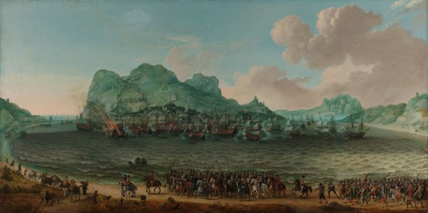 Victory over the Spanish near Gibraltar by a Fleet Commanded by Admiral Jacob van Heemskerck, 25 Apr Creator: Adam Willaerts.