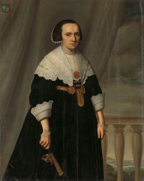Portrait of Machteld Bas (    -1681), after 1650. Creator: Unknown.
