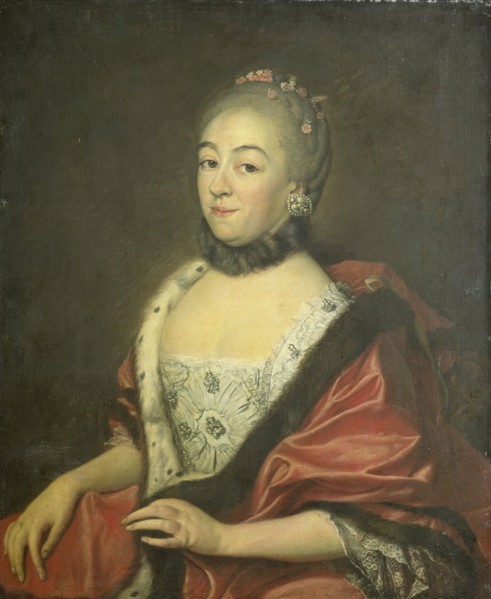 Sandrina van den Broeke, Wife of George Lodewijk Matthes, 1764. Creator: Noel Challe.