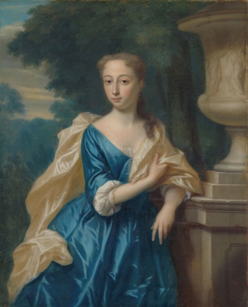 Justina Johanna Ramskrammer (1702-98), Wife of Isaac Parker, 1734. Creator: Philip Van Dijk.