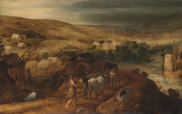 Hercules Steals the Oxen of Geryon, 1590-1635. Creator: Joos de Momper, the younger.