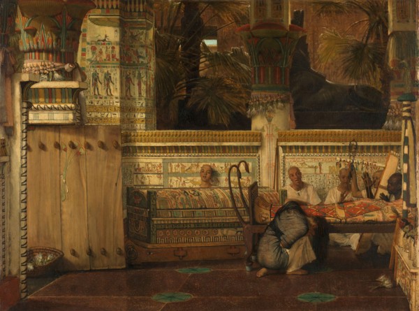 The Egyptian Widow, 1872. Creator: Sir Lawrence Alma-Tadema.