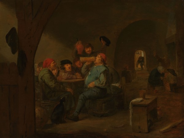Drinking Bout in a Tavern, c.1700. Creator: Unknown.