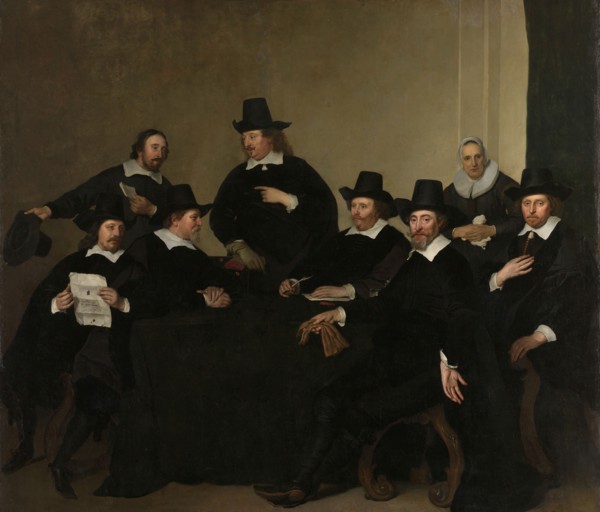Regenten Regents of the Nieuwezijds Institute for the Outdoor Relief of the Poor, Amsterdam, c 1650, Creator: Jacob Adriaensz. Backer.
