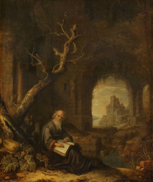 A Hermit in a Ruin, 1650-1668. Creator: Jan Adriaensz. van Staveren.