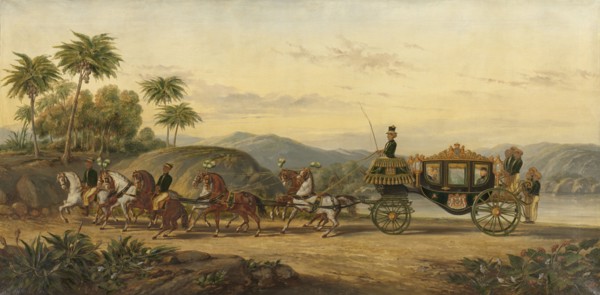 The Coach of Mangkoe Nagoro IV, c.1870. Creator: Pieter Haaxman.