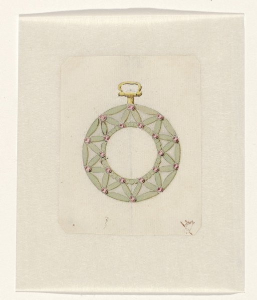 Design for watch-case, c.1765-c.1780.  Creator: Anon.