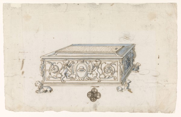Design for a box, c.1550-c.1600. Creator: Anon.