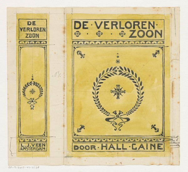 Cover design for: Hall Caine, The Lost Son (The Prodigal Son), c. 1904-1919, 1904-c.1919 or earlier. Creator: Anon.