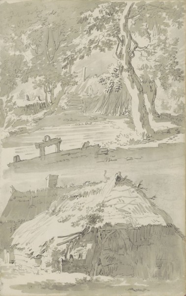 Farms, c.1780-c.1800. Creator: Bernhard Heinrich Thier.