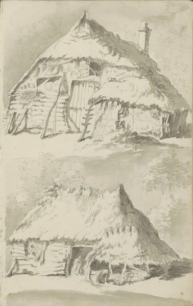 Farm buildings, c.1780-c.1800.  Creator: Bernhard Heinrich Thier.