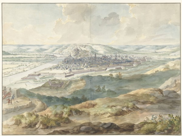 View of Namur from the East during the Siege of 1695, (1695). Creator: Dirk Maes.
