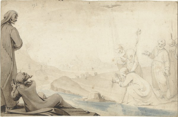 The baptism of Christ, 1617-c.1623. Creator: Gerard ter Borch I.